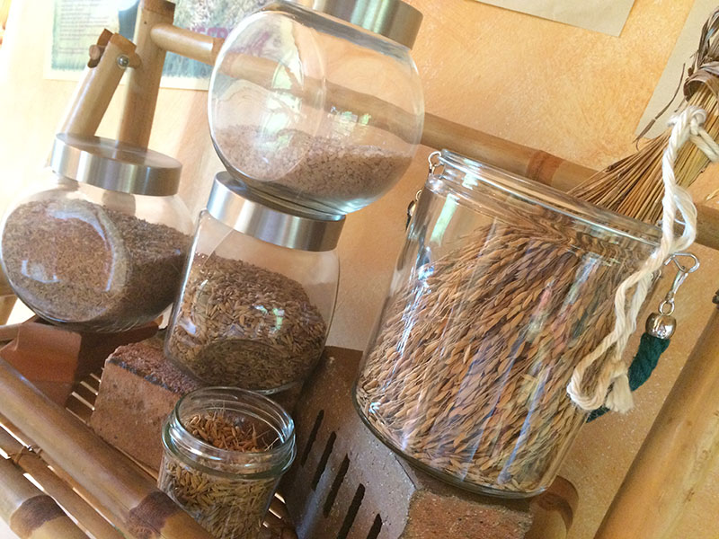 Getrockneter Langkornreis.