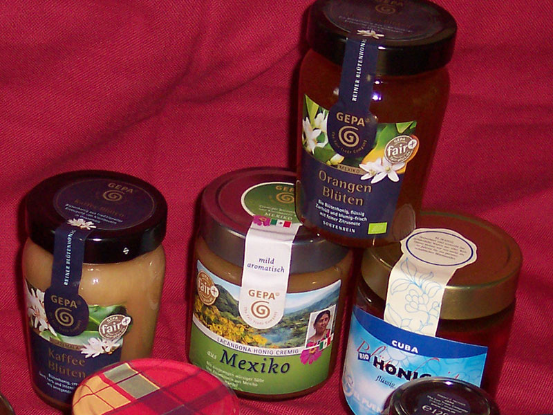 Fair gehandelter Honig.