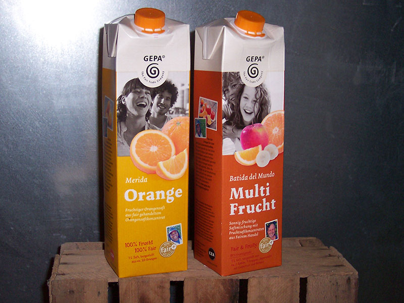 Fair gehandelte S&auml;fte.