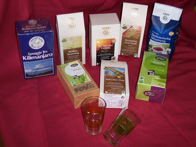 Fair gehandelte Tees.