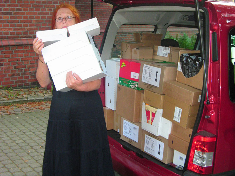 Neue Waren eingetroffen.