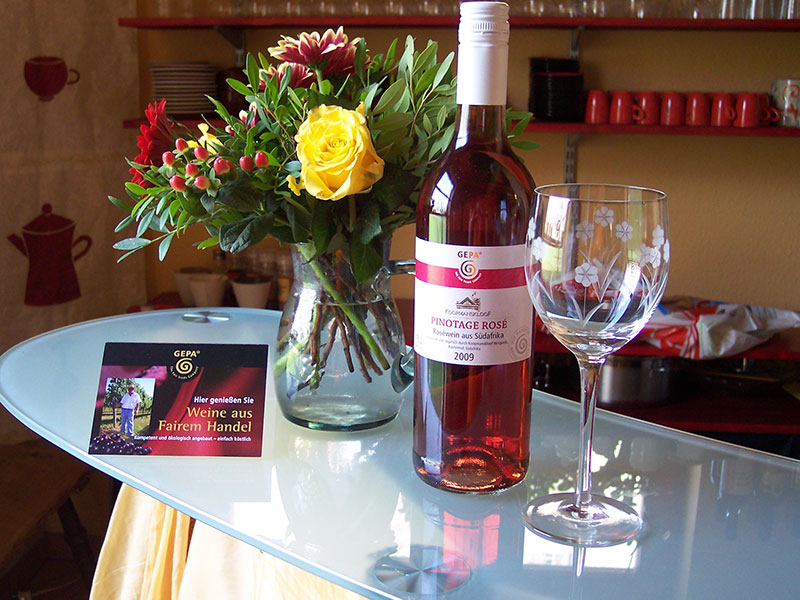 Weine, bio und fair.