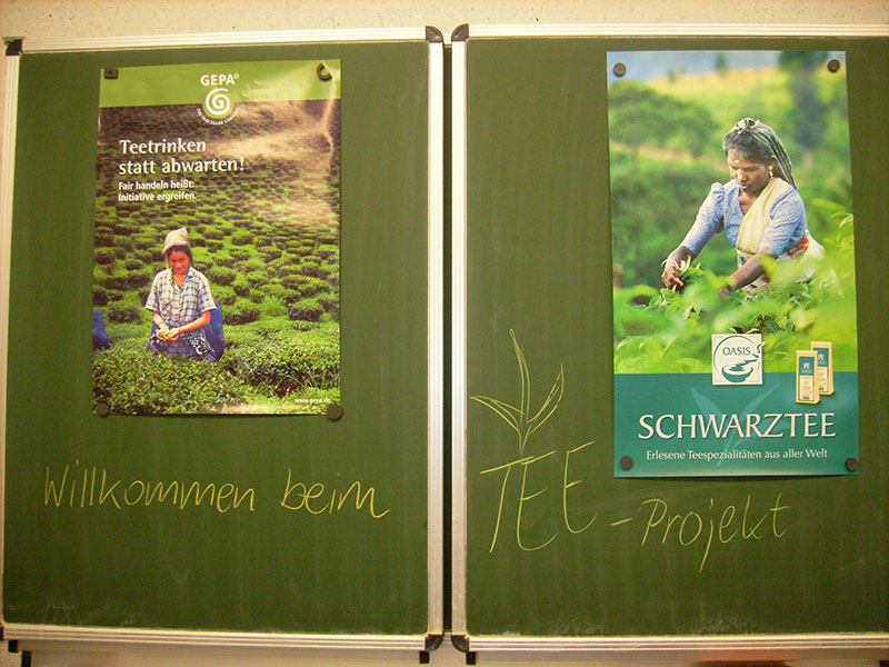 Teeprojekt Eröffnung.