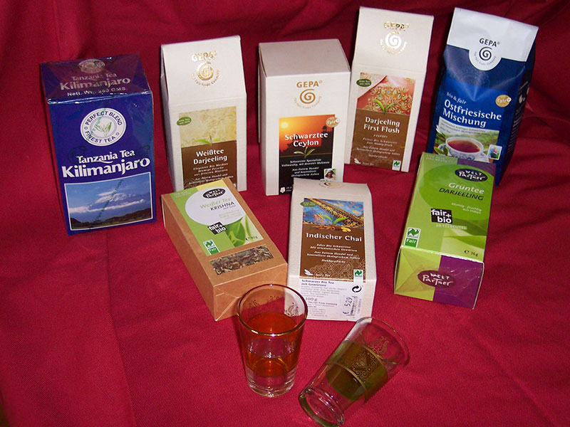 Fair gehandelte Tees.