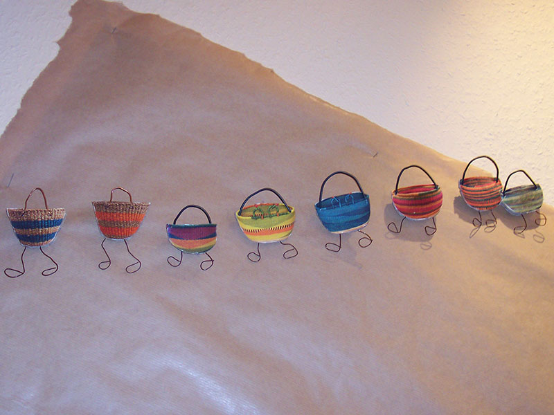 Ehemalige Wand-Deko in unserem Projektraum.