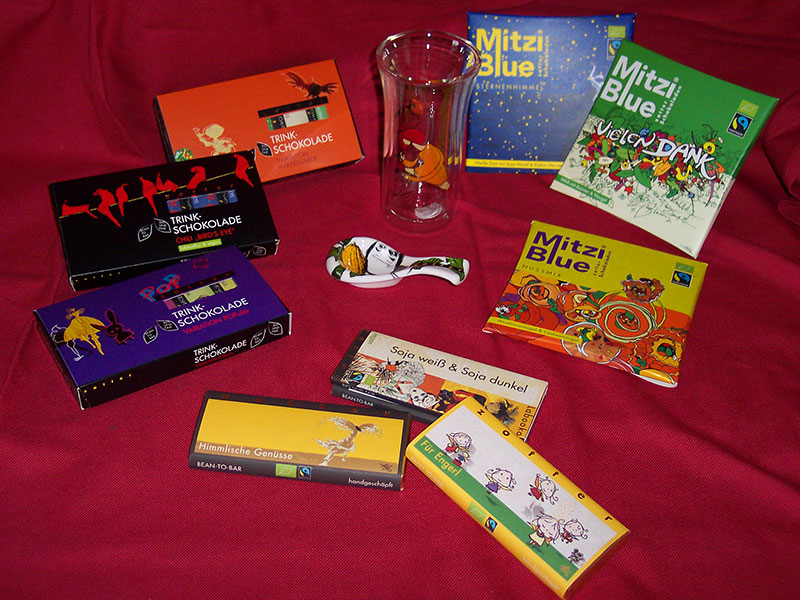 Fair gehandelte Schokoladen von Zotter. Handgeschöpft.