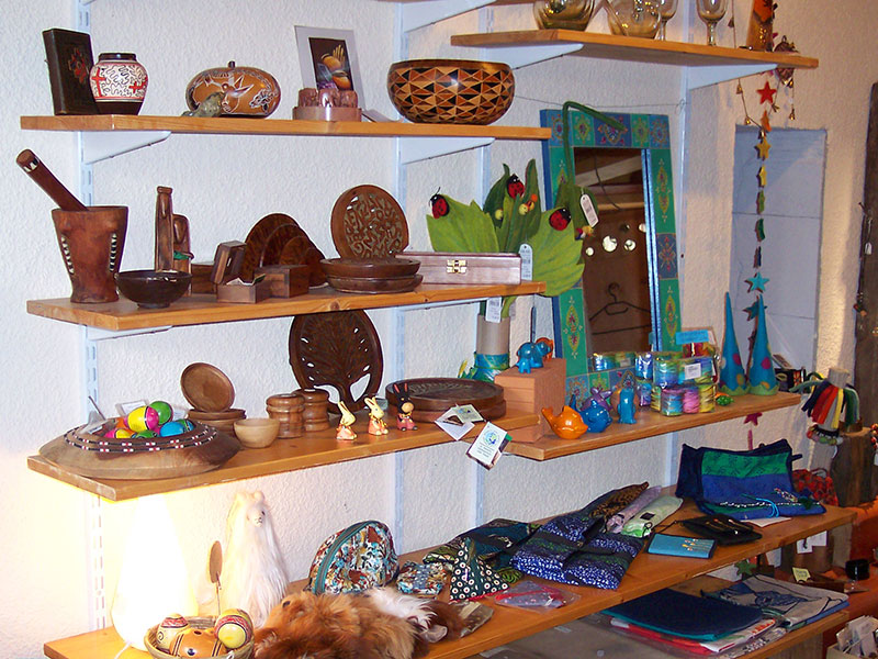 Fair produziertes Kunsthandwerk.