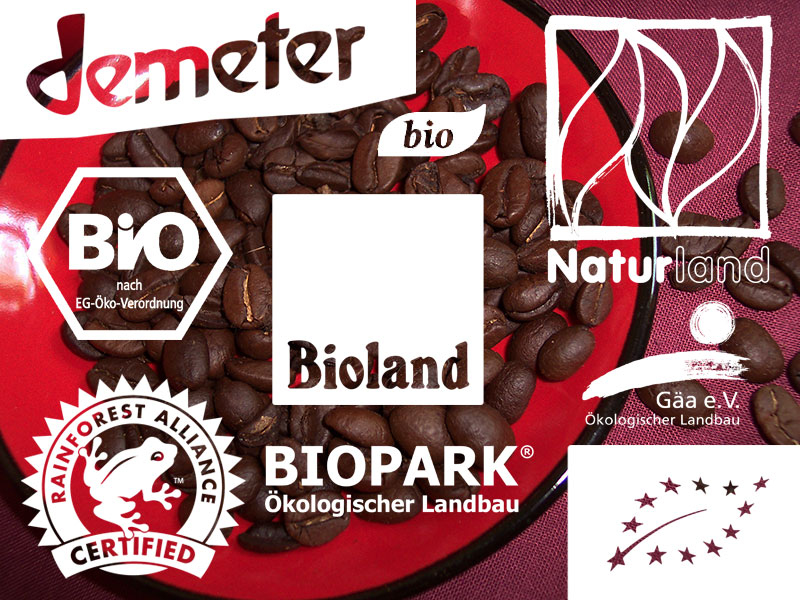 Bekannte Bio-Label.