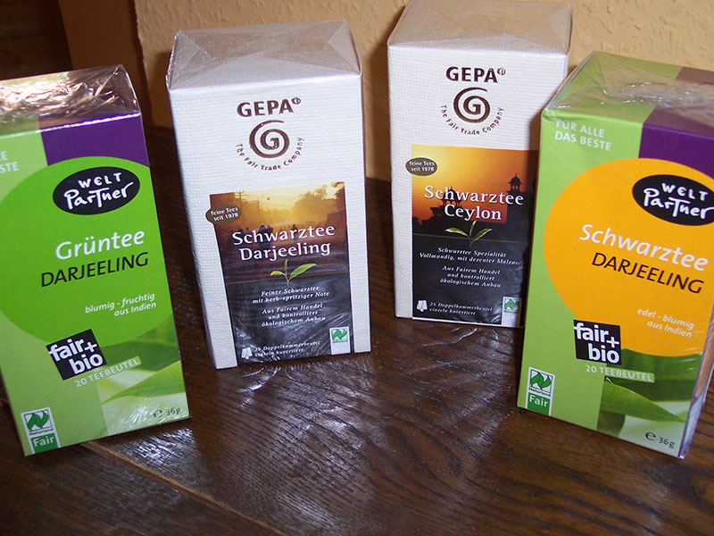 Fair gehandelte Tees.