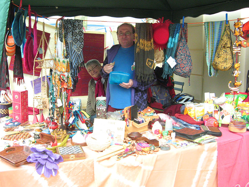 Weltladenbasar in Weißwasser.